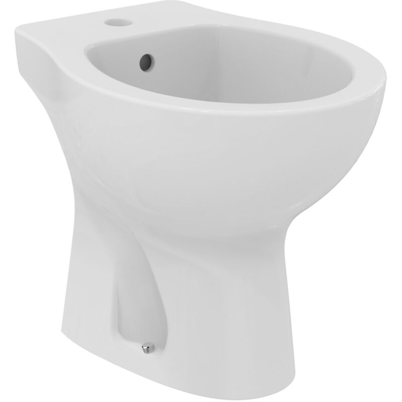 foto del prodotto ideal standard eurovit, bidet a terra staccato per installazione a terra, e877401, bianco