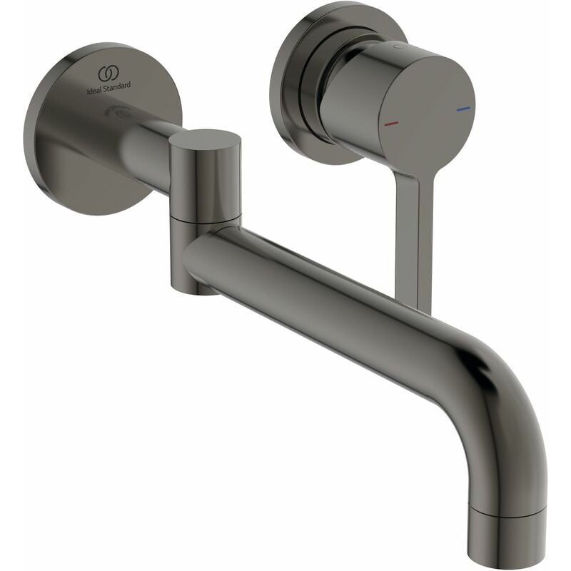 immagine 0 del prodotto ideal standard gusto, miscelatore monocomando a parete per lavello da cucina, bocca orientabile a 180 , magnetic grey