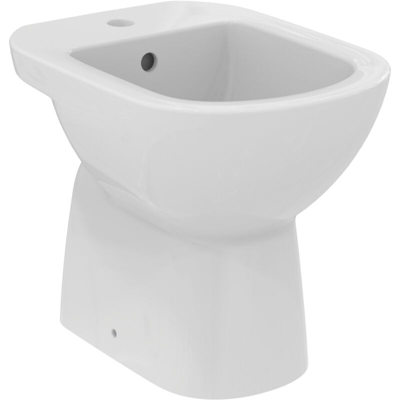 foto del prodotto ideal standard i.life a, bidet a terra con foro rubinetteria, t467401, bianco