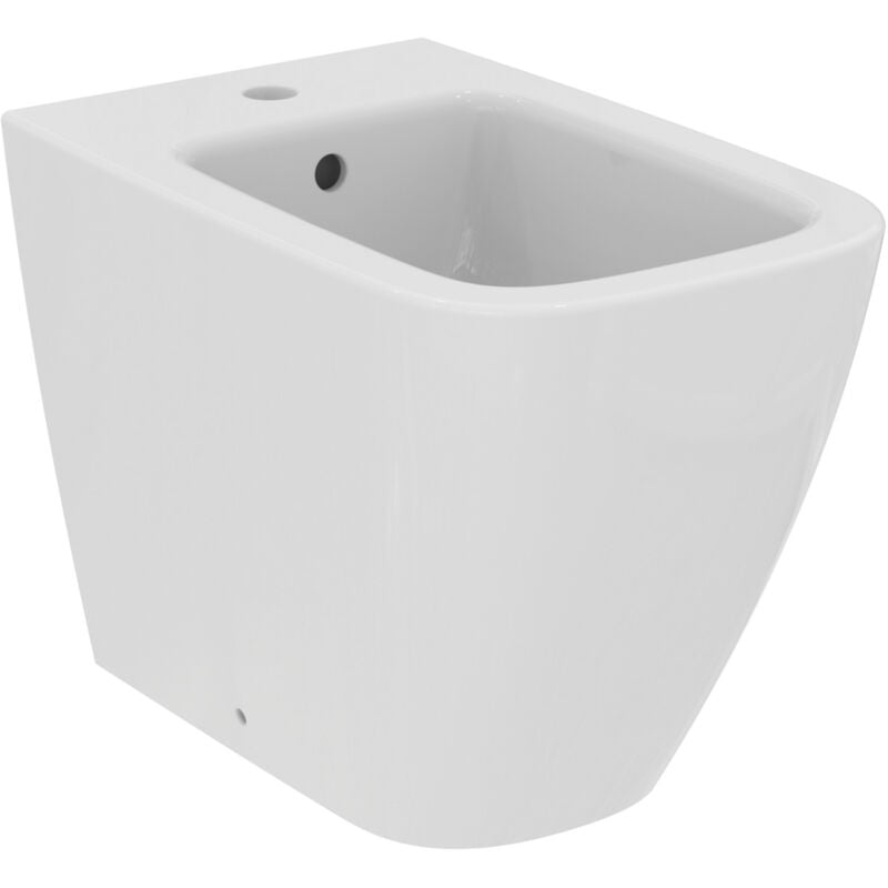 foto del prodotto ideal standard i.life b, bidet a terra filo parete, con foro per la rubinetteria, con foro per il troppopieno, t461701, bianco
