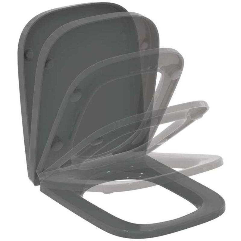 foto del prodotto ideal standard i.life b copriwater wrapover, softclose, grigio lucido t468358