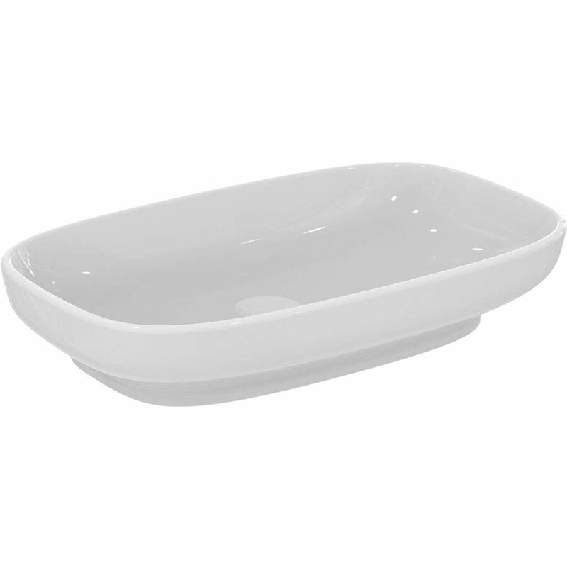 foto del prodotto ideal standard i.life b lavabo da appoggio 6x4 cm, senza troppopieno, bianco t508701