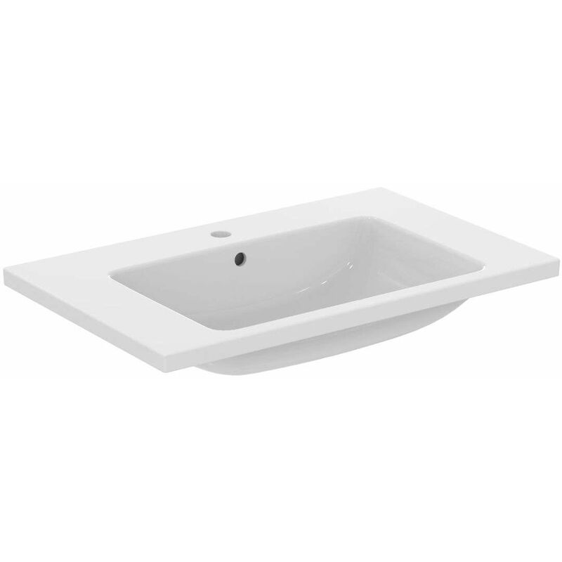 foto del prodotto ideal standard i.life b - lavabo da mobile 8x5 cm, con troppopieno e foro per miscelatore, bianco t460401