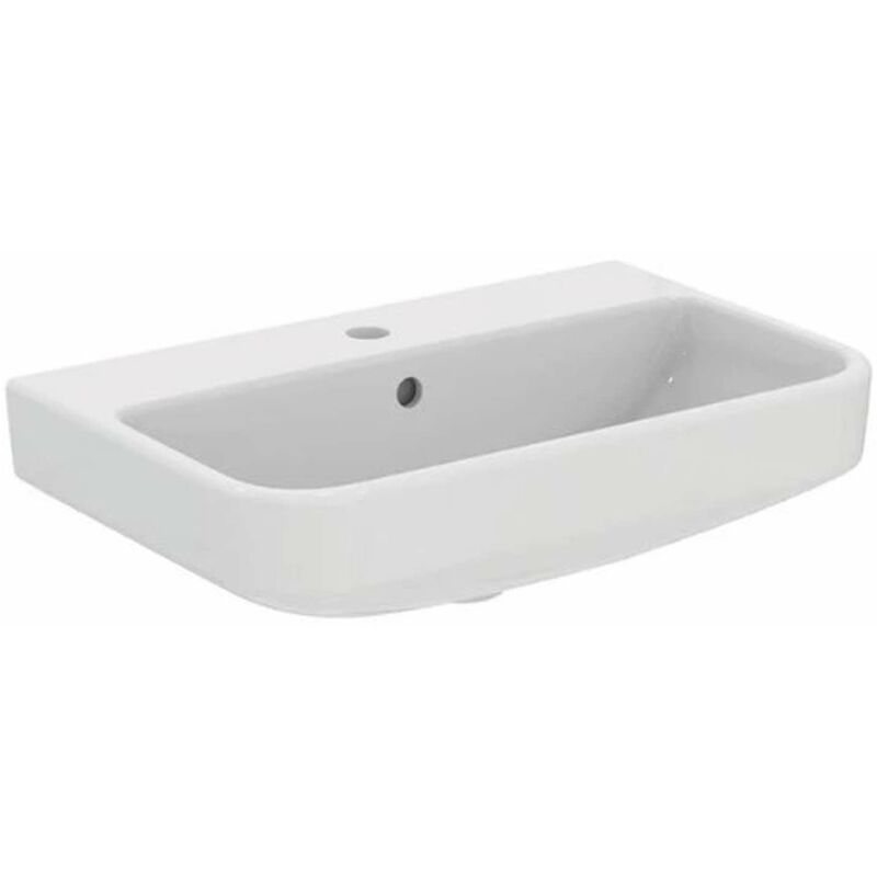 foto del prodotto ideal standard i.life s lavabo 60x38 cm, con troppopieno, foro per miscelatore, bianco t458301