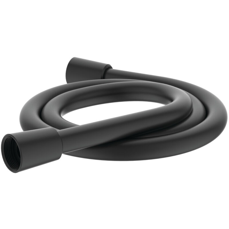 foto del prodotto ideal standard idealflex, tubo flessibile per doccia da 1.25mt, be125xg, nero seta