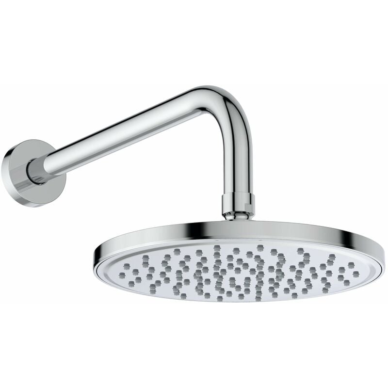 foto del prodotto ideal standard idealrain, kit soffione con braccio a parete per doccia, set 2 pezzi per colonne doccia, cromato