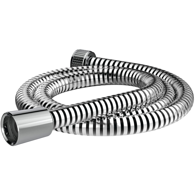 foto del prodotto ideal standard idealrain, tubo flessibile zigrinato per doccia da 1.75 mt, bg175aa, cromato
