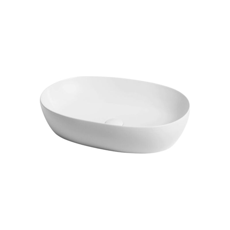 foto del prodotto ideal standard lavabo da appoggio ovale bianco lucido azzurra ceramica circle
