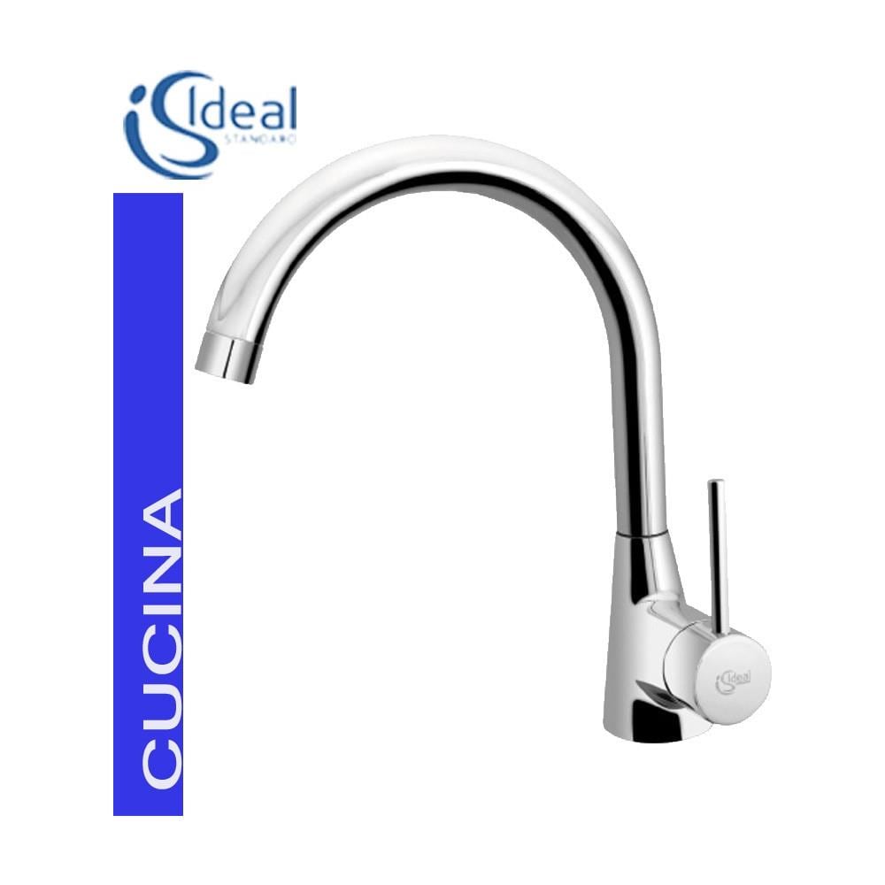 foto del prodotto ideal standard miscelatore a bocca alta per lavabo serie nora art. b9328aa bocca da 19 cm cromo