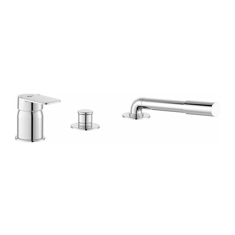 foto del prodotto ideal standard miscelatore vasca 3 fori tonic ii con doccetta senza bocca vasca, cromato