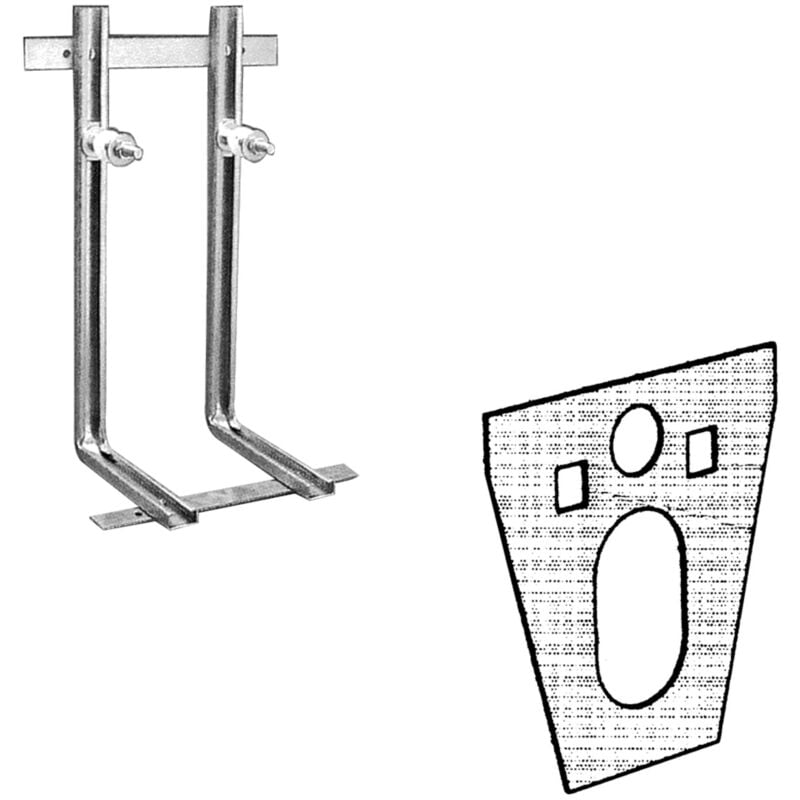 foto del prodotto ideal standard multi suite, set di staffe per sanitari sospesi, j117867, neutro
