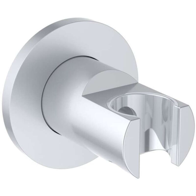 foto del prodotto ideal standard - multi suite, supporto tondo a parete per doccetta, matt silver