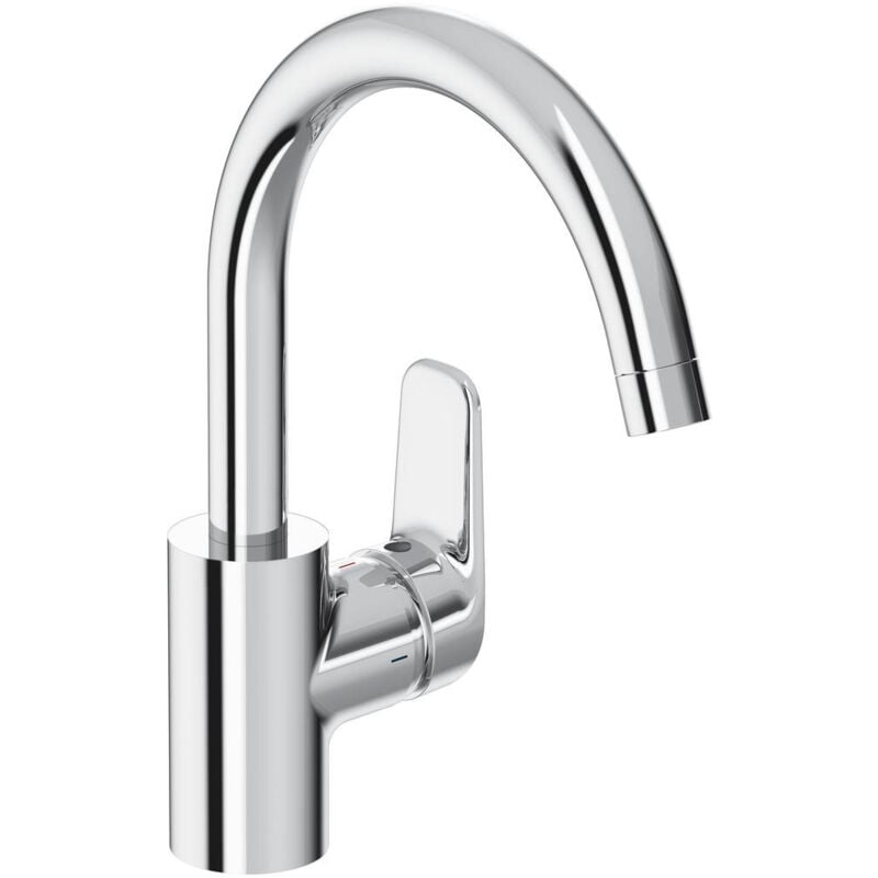 foto del prodotto ideal standard okyris miscelatore per lavello con bocca girevole alta cromo