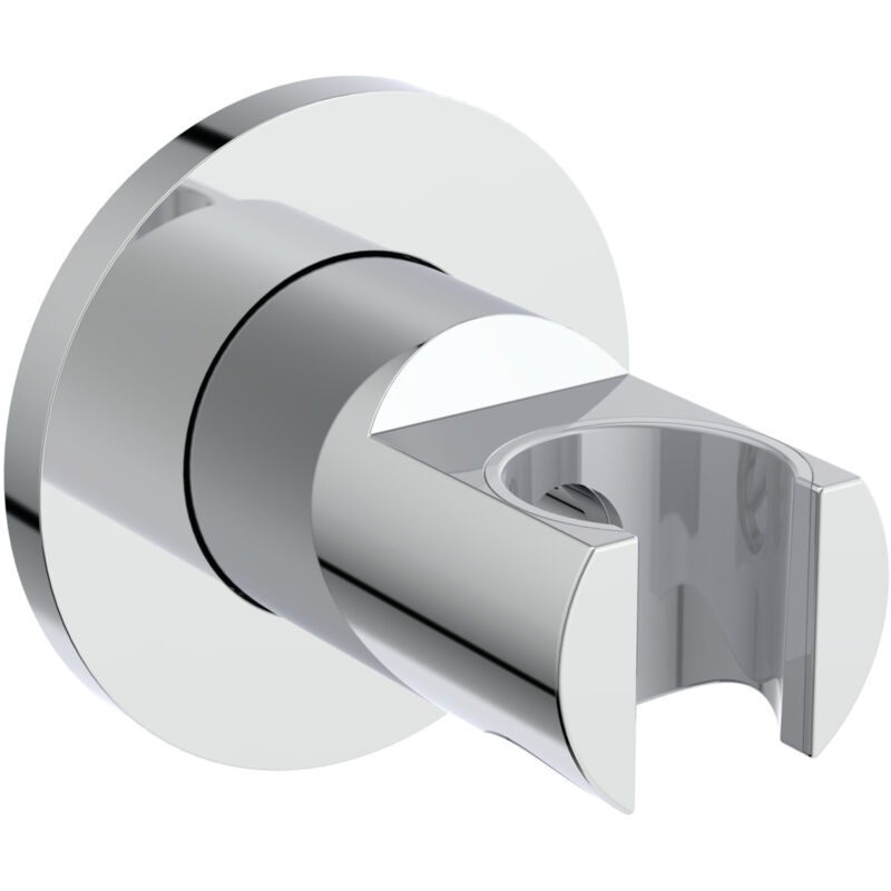 foto del prodotto ideal standard rain, supporto a parete fisso per doccetta, bc806aa, cromato