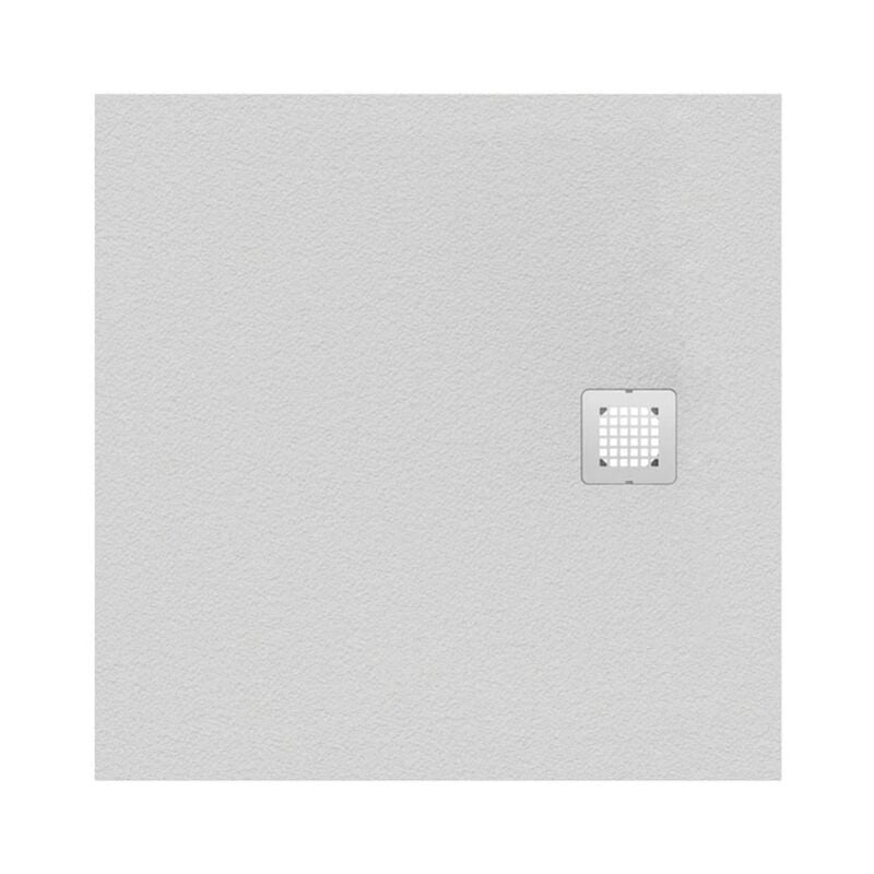 foto del prodotto ideal standard ultra flat s piatto doccia quadrato 90 cm ultrasottile, colore bianco finitura opaco effetto pietra k8215fr
