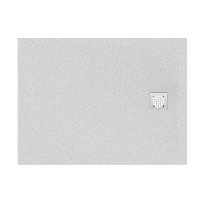 foto del prodotto ideal standard ultraflat s piatto doccia rettangolare l.100 p.80 cm ultrasottile, colore bianco finitura opaco effetto pietra k8219fr