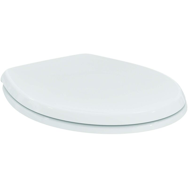 foto del prodotto ideal standard w303001 eurovit sedile wc con chiusura ammortizzata, altezza 45 mm larghezza 370 mm profondit 440 mm, bianco