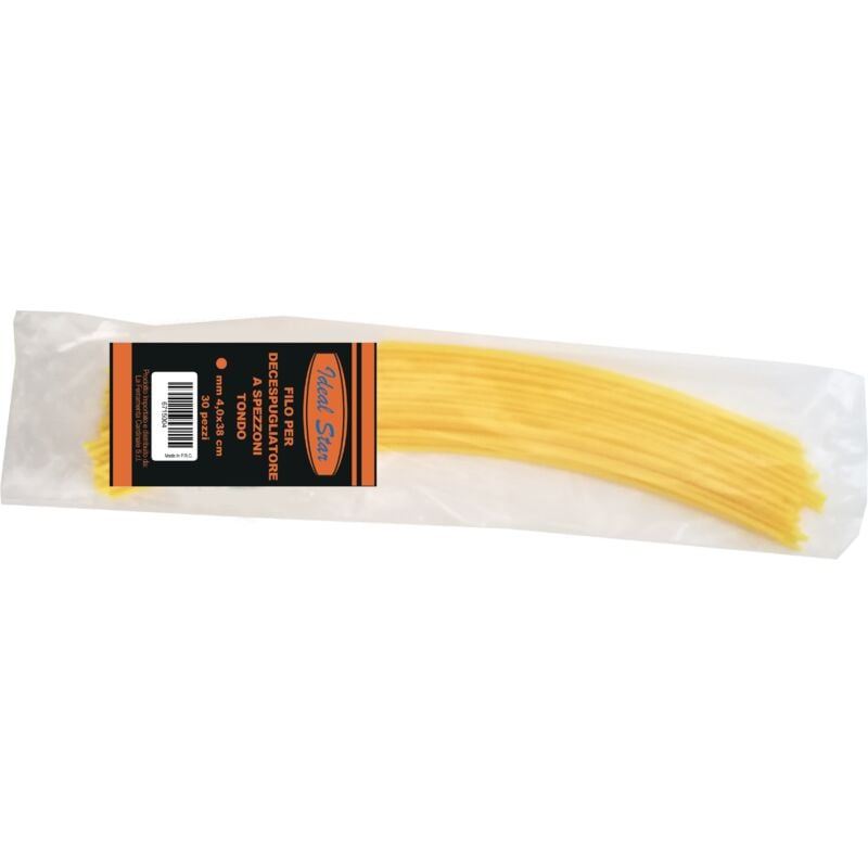foto del prodotto ideal star filo per decespugliatore tondo a spezzoni mm 3,0x38 cm 50 pezzi