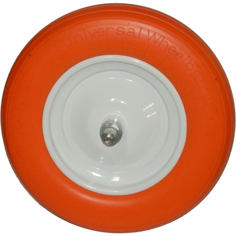 foto del prodotto ideal star - ruota carriola antiforo mozzo 110 mm - asse corto 170 mm