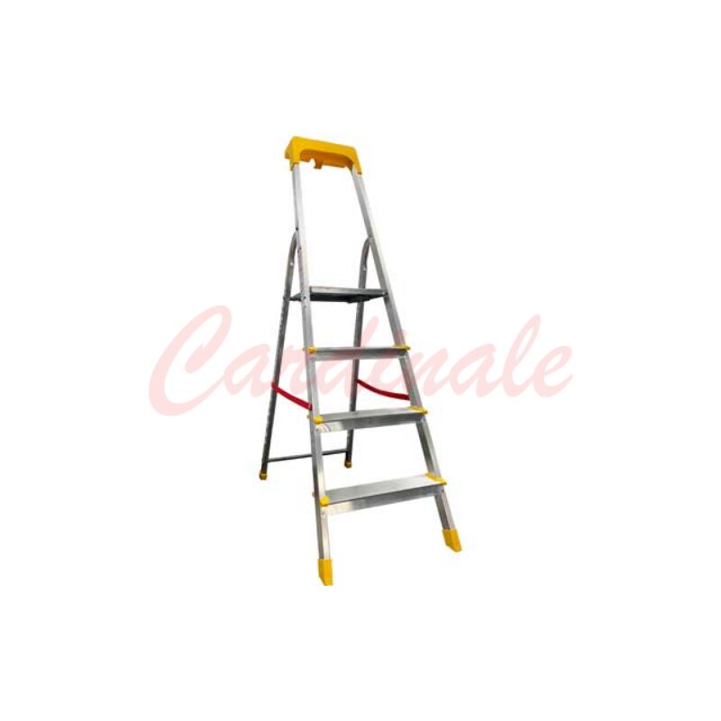 foto del prodotto ideal star scala domestica in alluminio professionale 150 kg 5 gradini made in italy