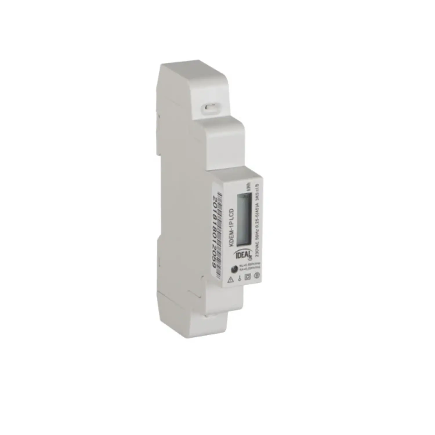 foto del prodotto ideal ts contatore energia elettrica monofase barra din wattmetro 1 modulo