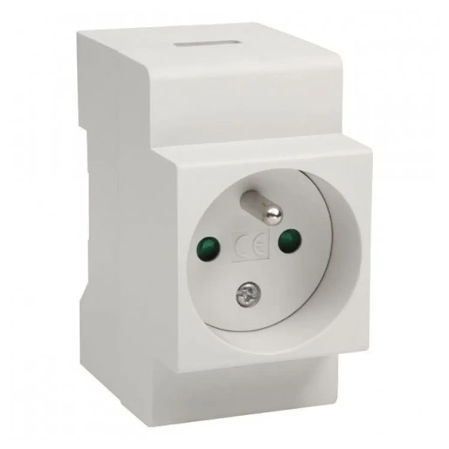 foto del prodotto ideal ts presa schuko monofase 230volt barra din quadro elettrico 16a