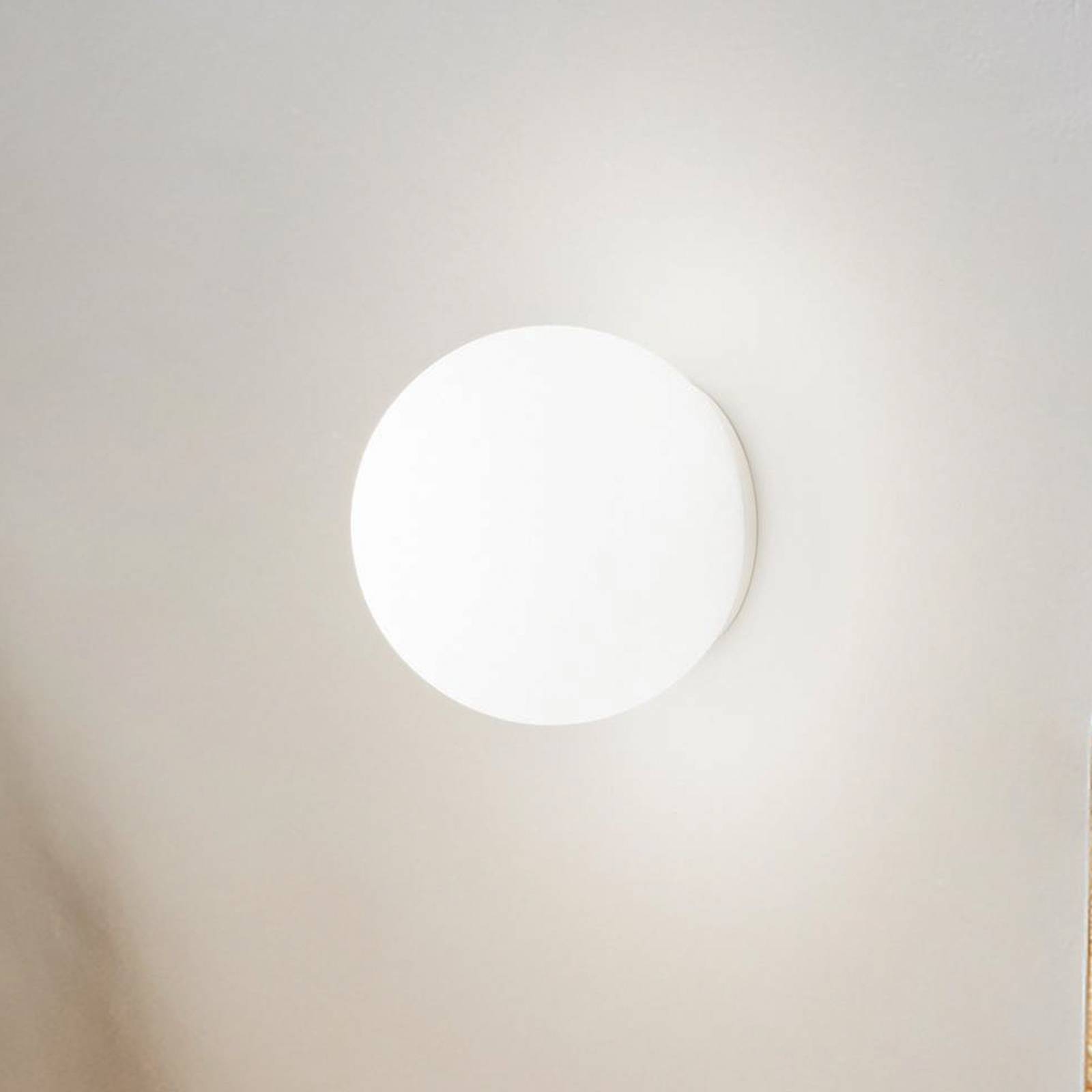 foto del prodotto ideallux applique ideal lux mapa, 30 cm, e27, bianco, vetro, sfera