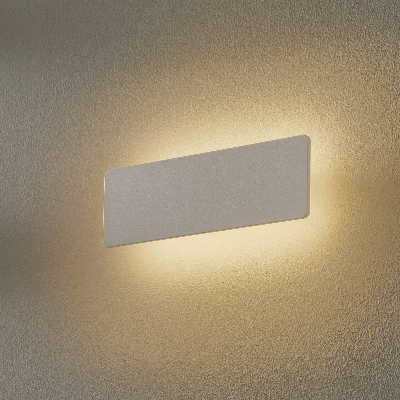 foto del prodotto ideallux applique led zig zag bianco, larghezza 29 cm