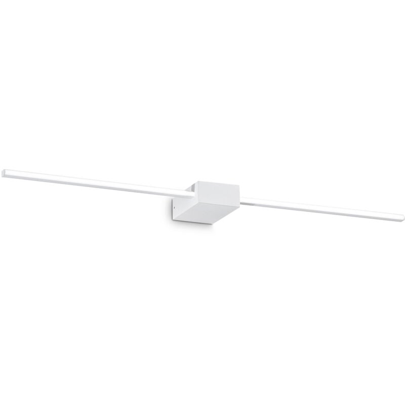 foto del prodotto ideallux ideal lux applique a led theo, bianco, larghezza 75 cm alluminio