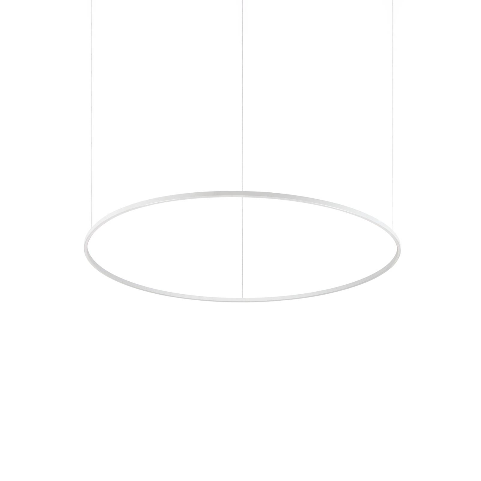 foto del prodotto ideallux ideal lux lampada a sospensione led oracle slim bianco 3.000 k 150 cm