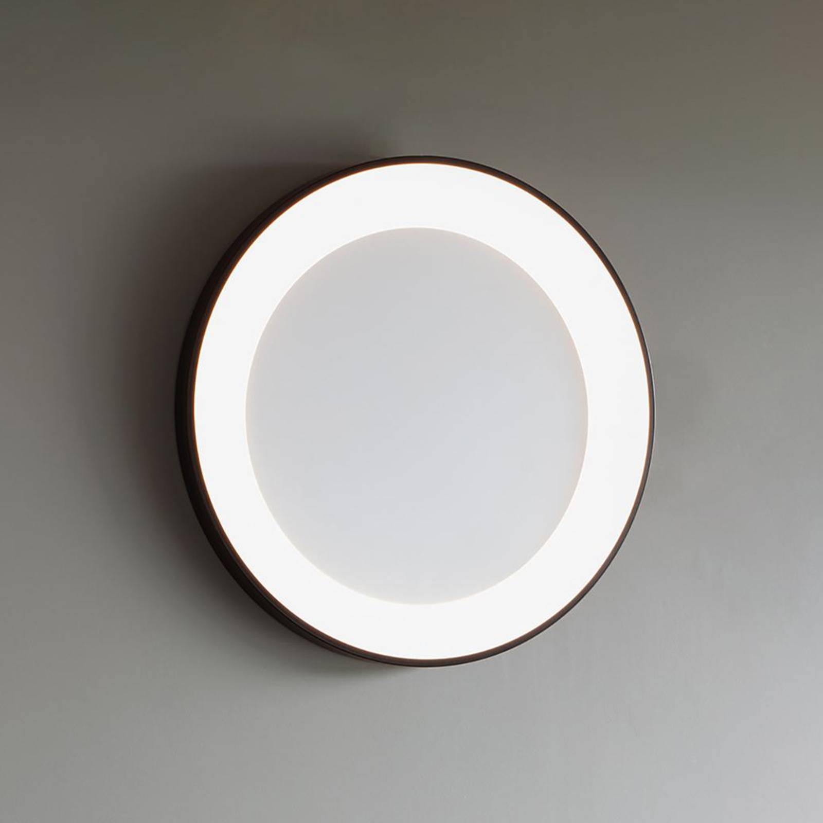 foto del prodotto ideallux ideal lux plafoniera led planet, nero, 60 cm, metallo