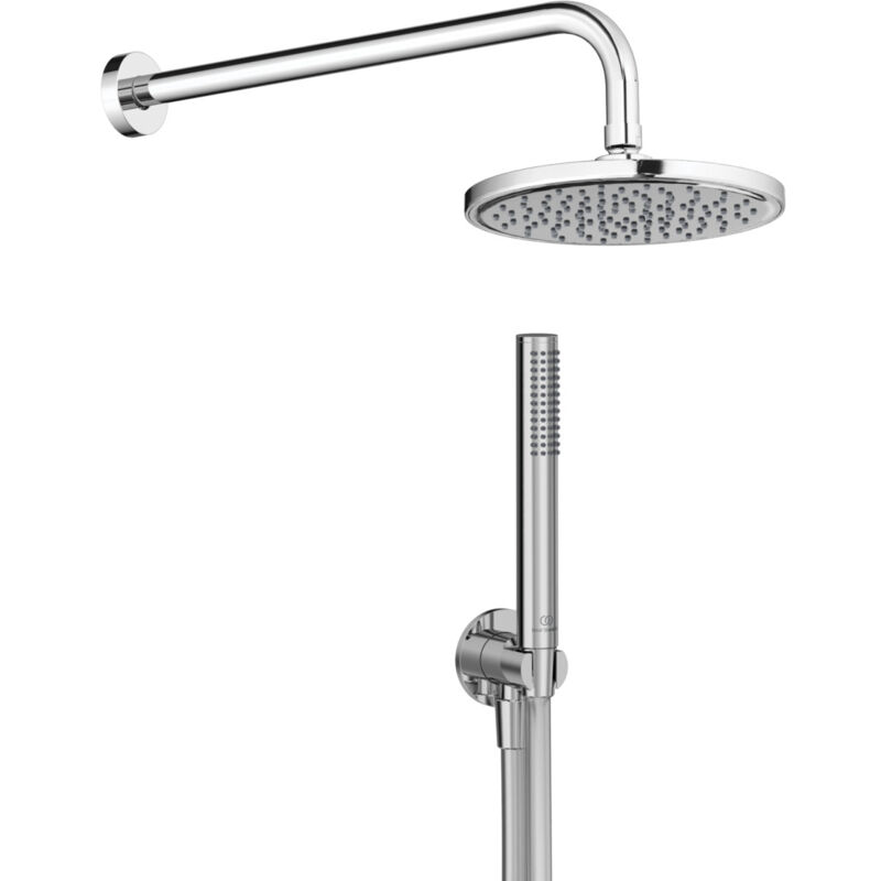foto del prodotto idealrain, kit doccia light, mini set componenti doccia tondo, bd389aa, cromato ideal standard