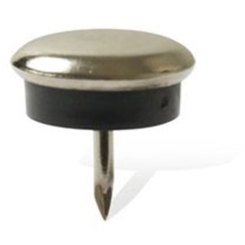 foto del prodotto ideare- 8 scivoli in metallo tondi con gomma e chiodo d.20mm - masidef