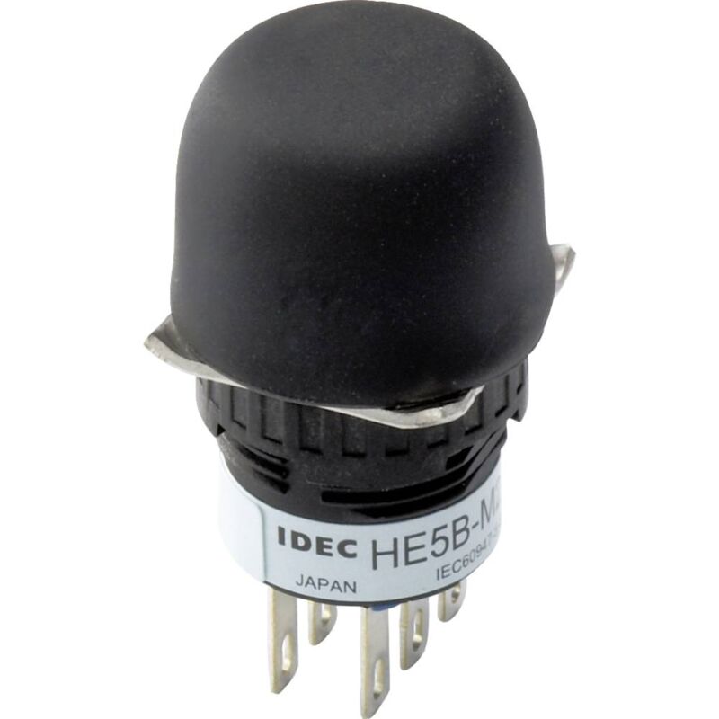 foto del prodotto idec he5b m2pb he5b m2pb interruttore a bilanciere 125 v ac, 30 v dc 3 a 1 x on off on permanente l x l x a 20 x 20 x