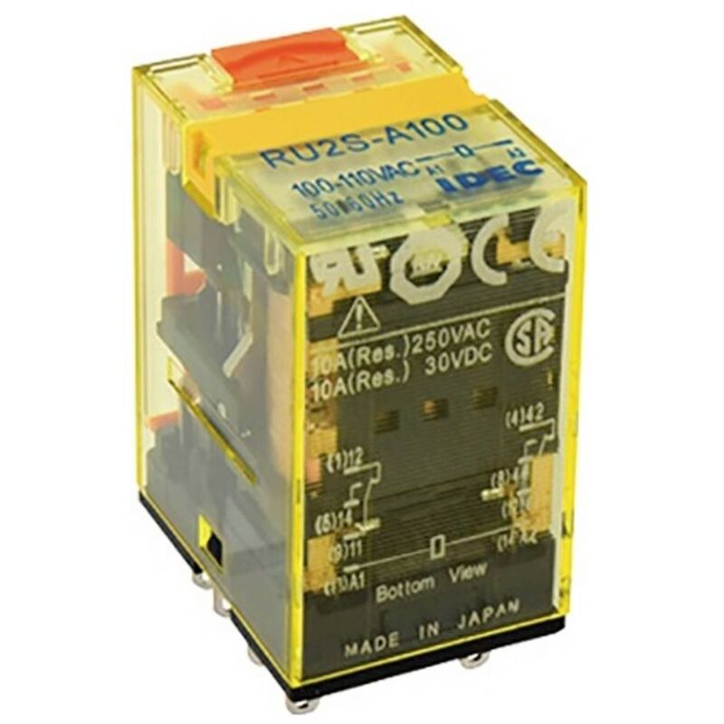 foto del prodotto idec ru series rel industriale tensione nom. 24 v ac corrente di commut. max. 10 a 1 pz.
