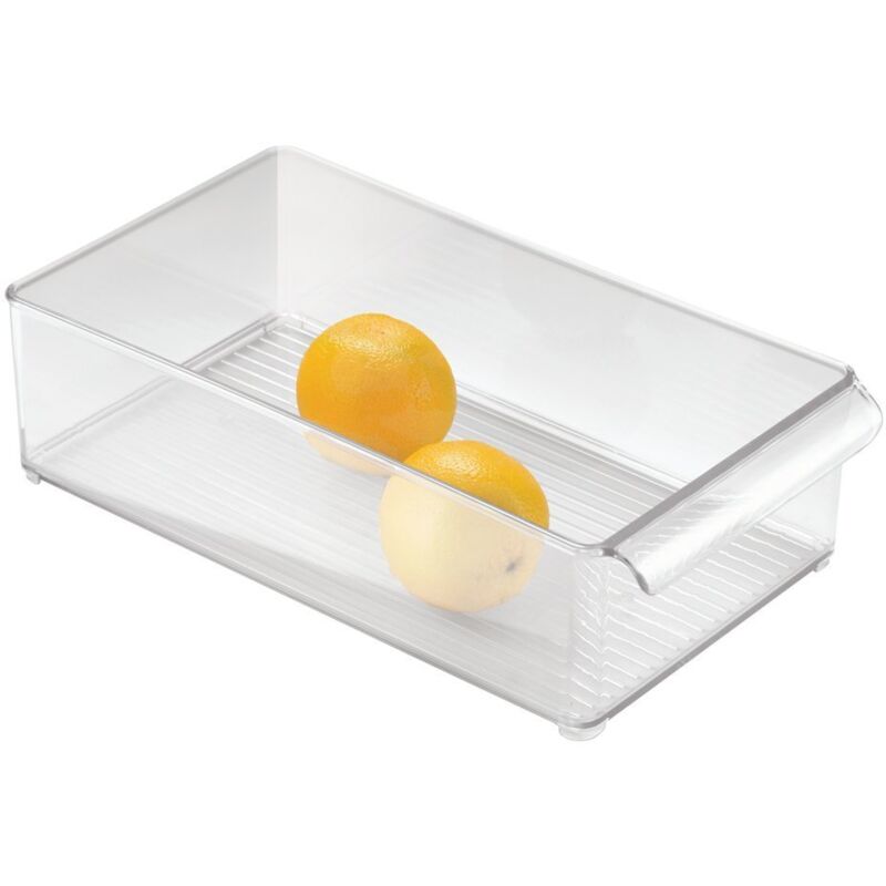 foto del prodotto idesign 70597eu contenitore, plastica, trasparente, 10.16x10.16x20.32 cm