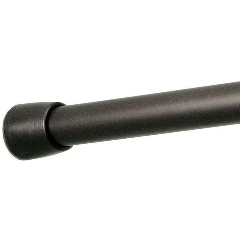 foto del prodotto idesign asta doccia per tende 66 107 cm , asta telescopica doccia corta e regolabile, asta tenda doccia robusta in metallo resistente, bronzo
