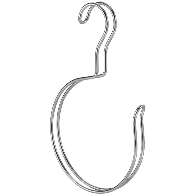 foto del prodotto idesign classico anello portaccessori, metallo, argento, 15x2x23 cm