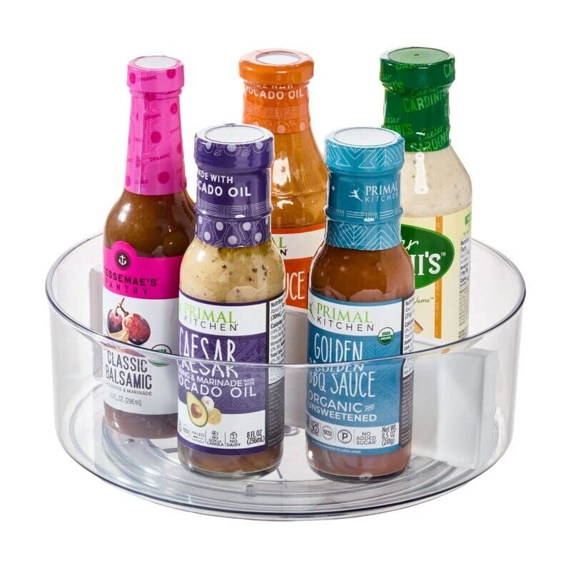 foto del prodotto idesign organizer cucina girevole, porta spezie per cucina girevole dalla serie di rosanna pansino, contenitore plastica riciclata con parete