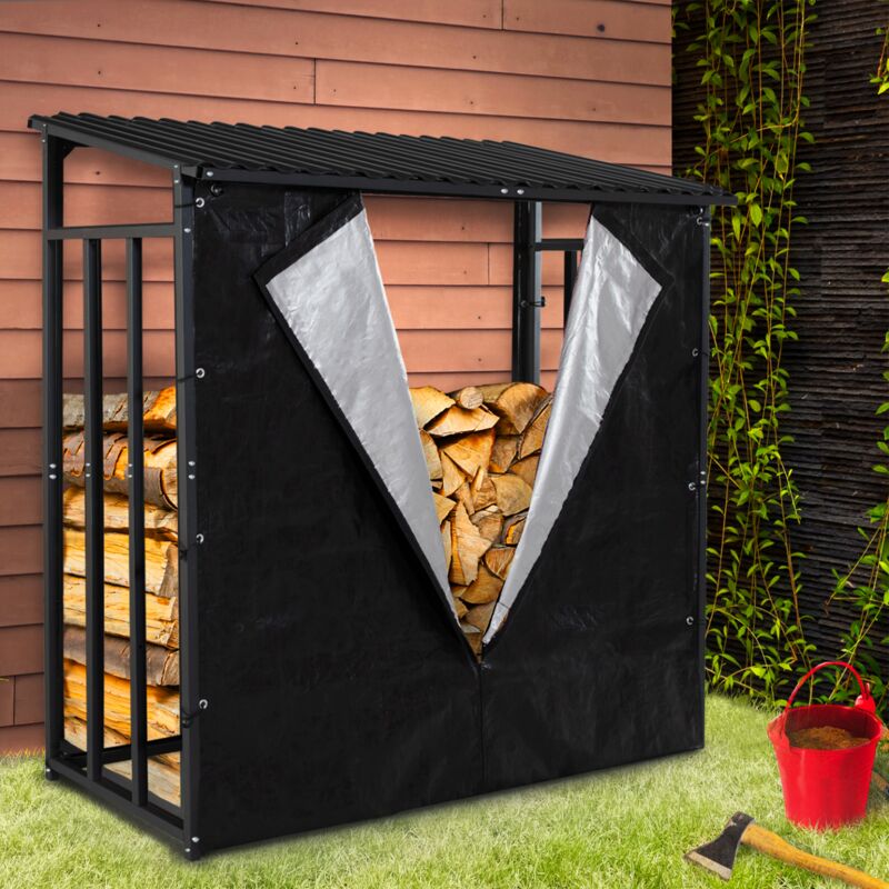 foto del prodotto idmarket capannone di giardino in acciaio zincato con copertura protettiva 150 gr