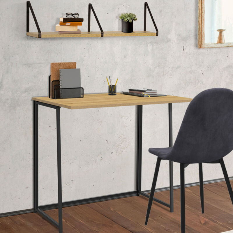 foto del prodotto idmarket detroit scrivania pieghevole di design industriale