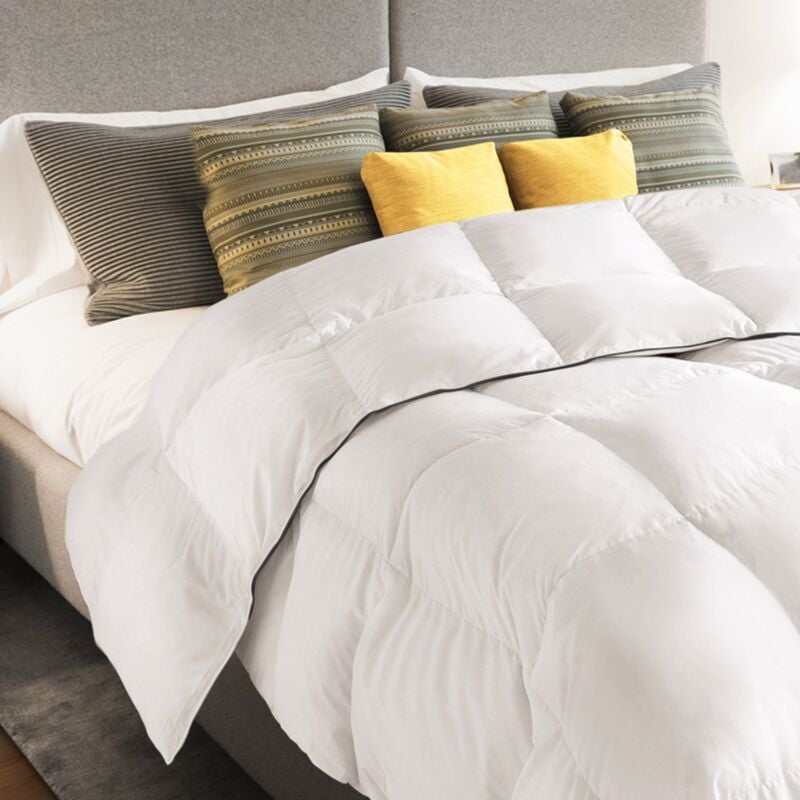 foto del prodotto idmarket piumino 220x240 cm in piuma d oca antiacaro 500 gr aela