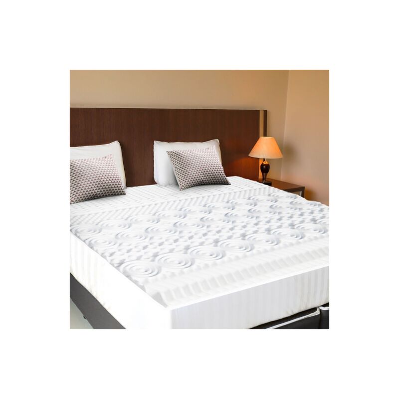 foto del prodotto idmarket sovramaterasso 140x190 cm in memory foam 10 zone elias