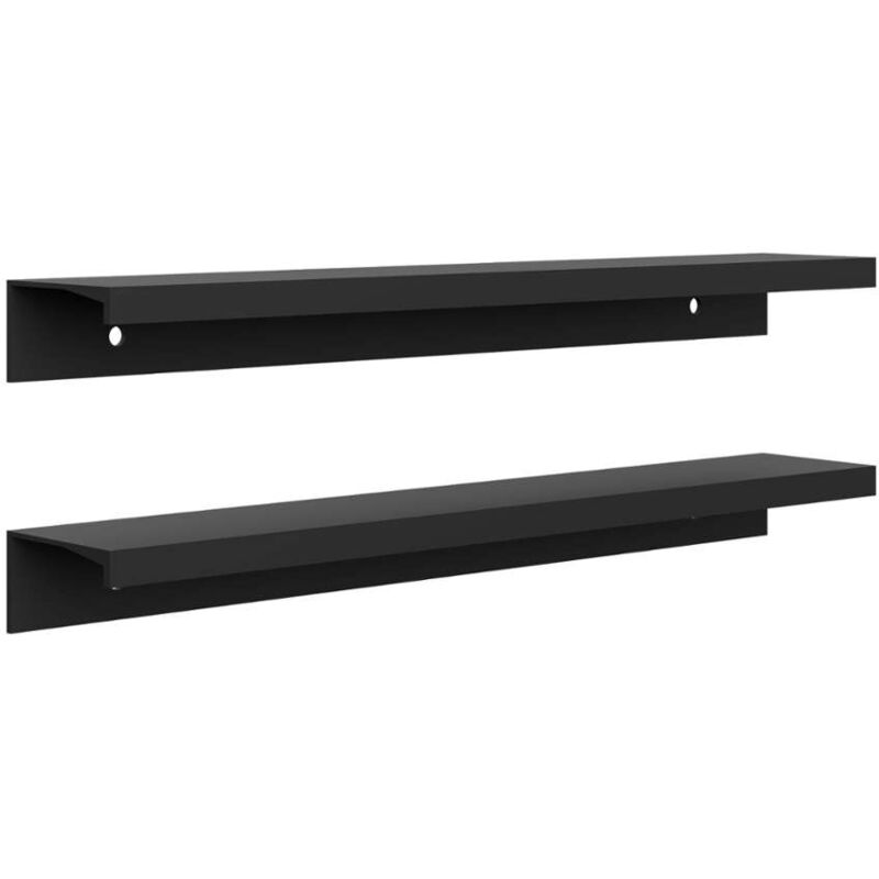 foto del prodotto idolio maniglia per mobili, 47 cm, 2 pezzi, nero opaco 50524004 kielle