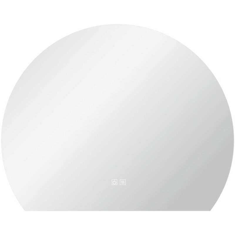 foto del prodotto idolio specchio con illuminazione led e riscaldamento, diametro 100 cm 50324091 kielle