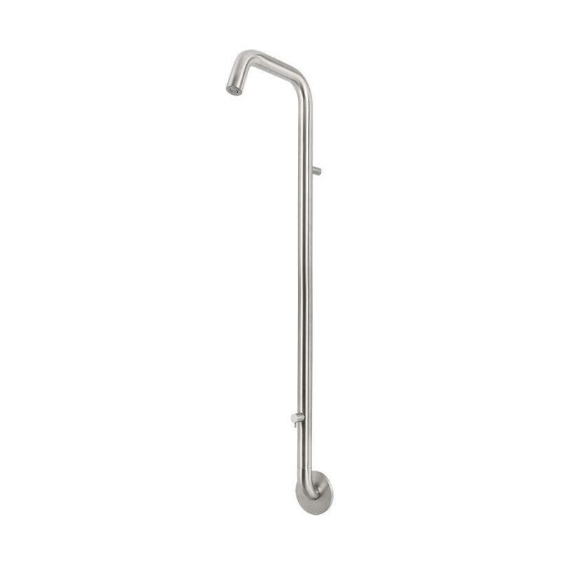 foto del prodotto idral colonna doccia a parete in acciaio inox aisi 316l con miscelatore monocomando m84dx 02000 acciaio inox
