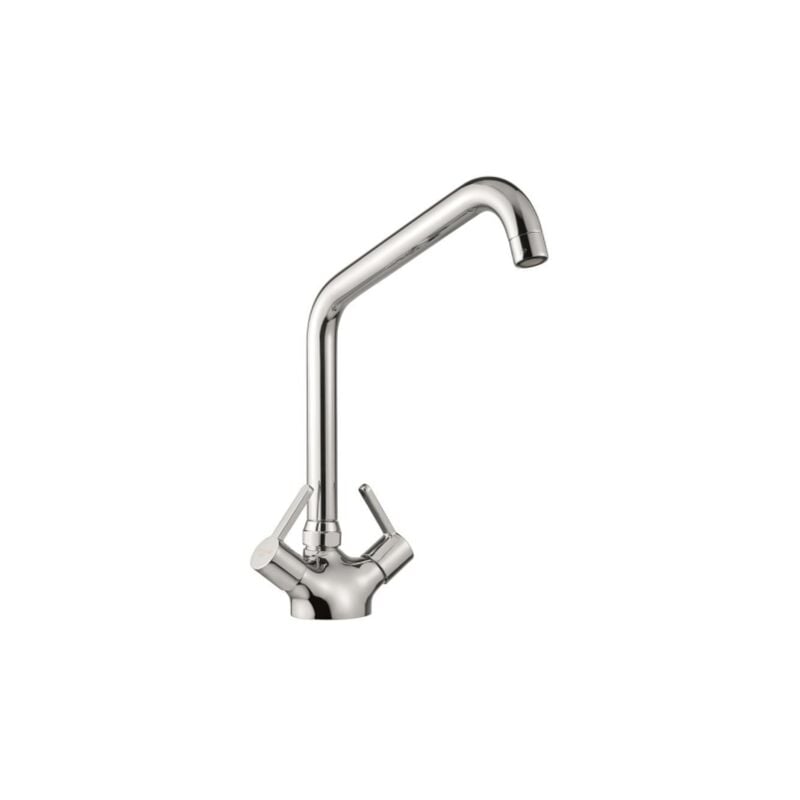foto del prodotto idral kit miscelatore alta portata art. 09442 ldc canna girevole 09500 240 kpr00 240 42 cromato ottone