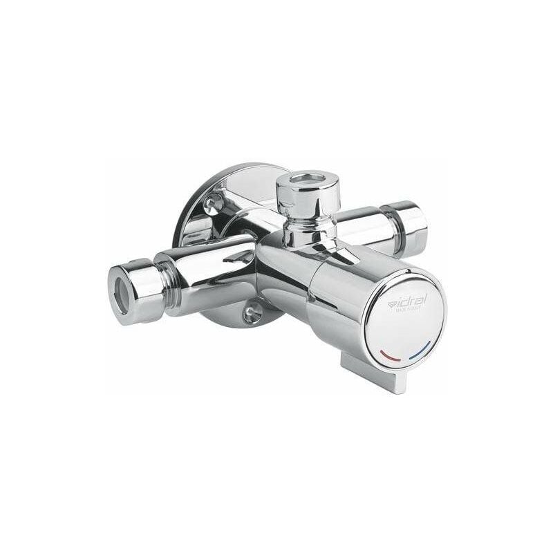 foto del prodotto idral miscelatore temporizzato doccia da parte con alimentazione esterna minimal 08133 08133 30 15 secondi