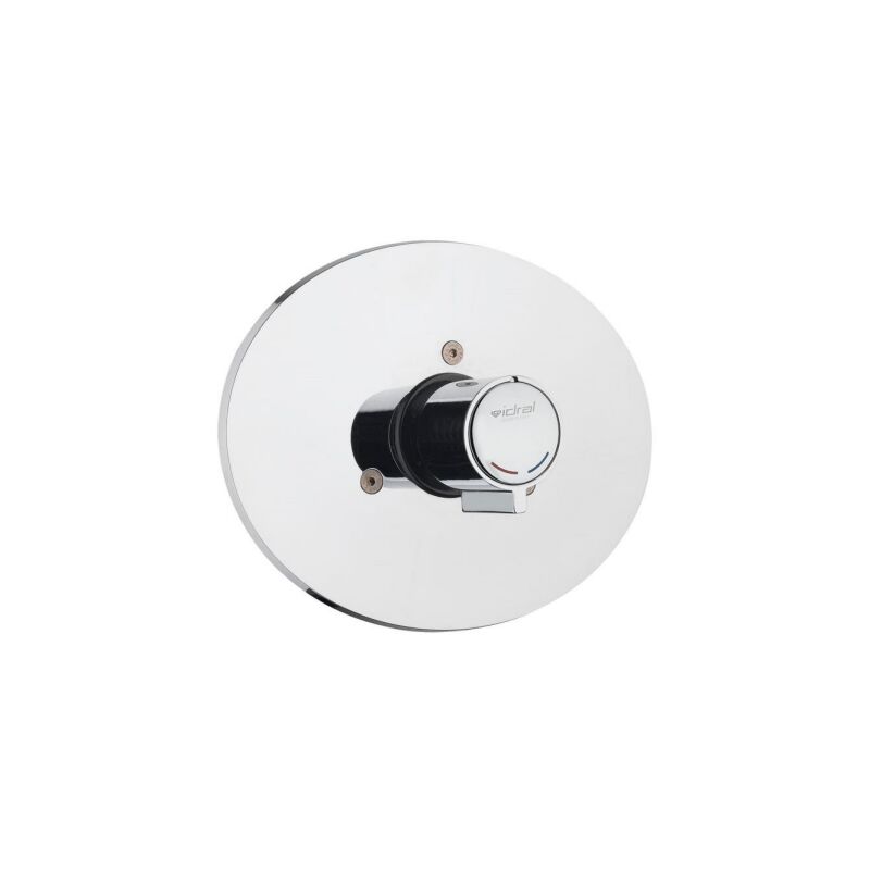 foto del prodotto idral miscelatore temporizzato per doccia ad incasso con scatola di protezione e sistema anti ristagno serie minimal tmim4 04000 cromato ottone
