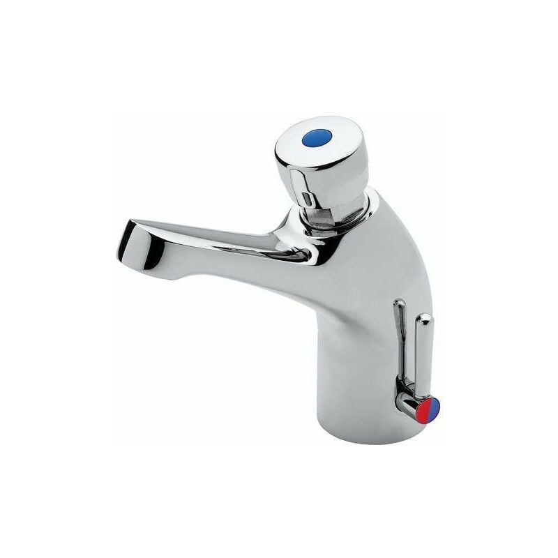 foto del prodotto idral miscelatore temporizzato per lavabo serie classic 08012 cromato ottone